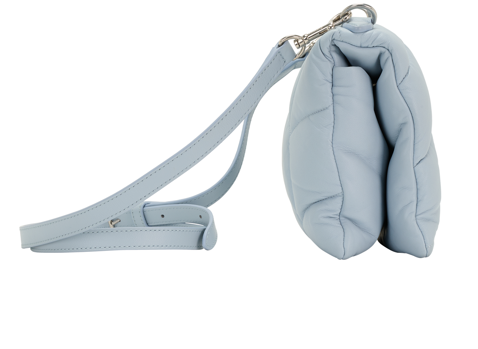 Little Softie, &pound;430, Handbags, Blue, Leather, Side view